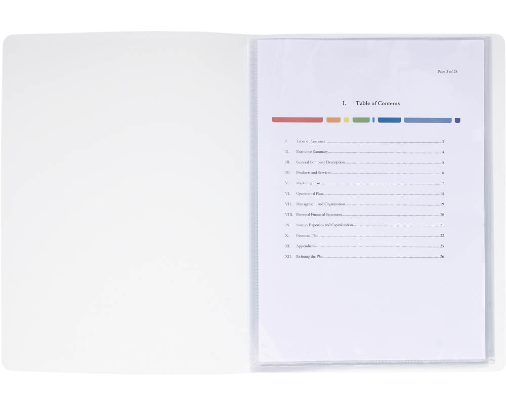 EXACOMPTA Sichtbuch KC A4 58109E weiss 10 Taschen