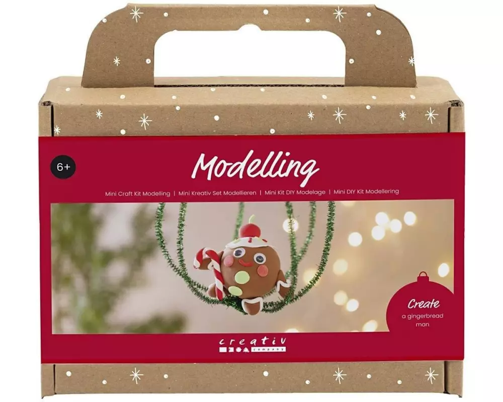 Creativ Company Bastelset Modellieren Lebkuchenmann
