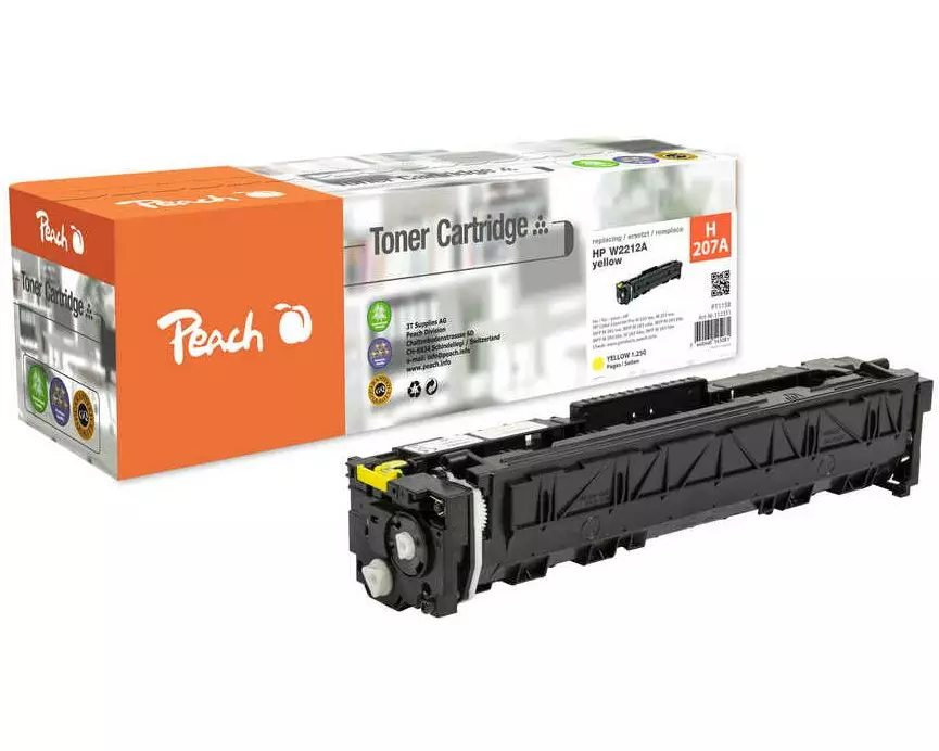 Peach Toner HP No. 207A Yellow