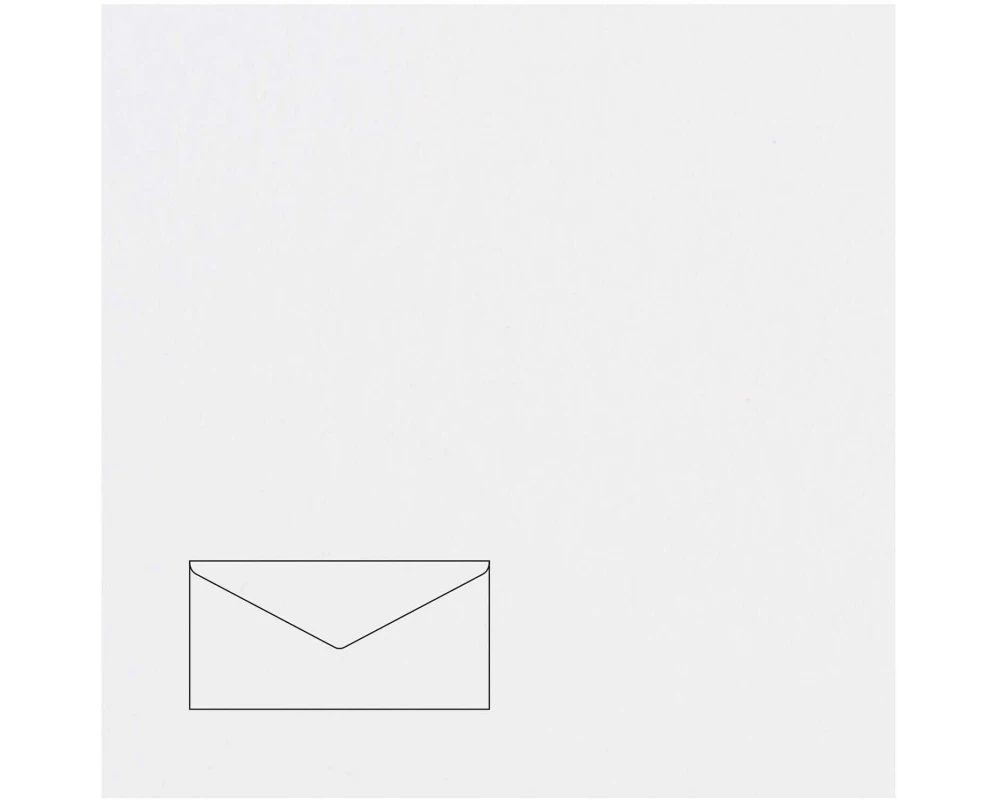 Rico Design Paper Poetry Essentials DL Umschlag Hochweiss