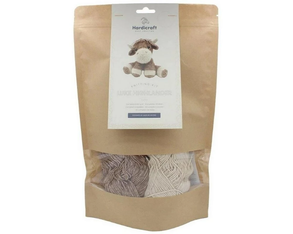 Hardicraft Strickset Hochlandrind Luke 21 cm