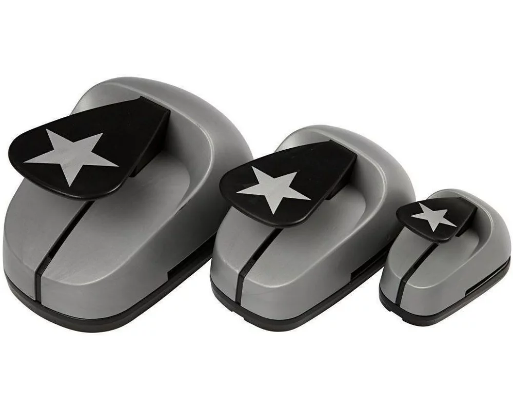 Creativ Company Motivstanzer Stern, 25/49/75 mm