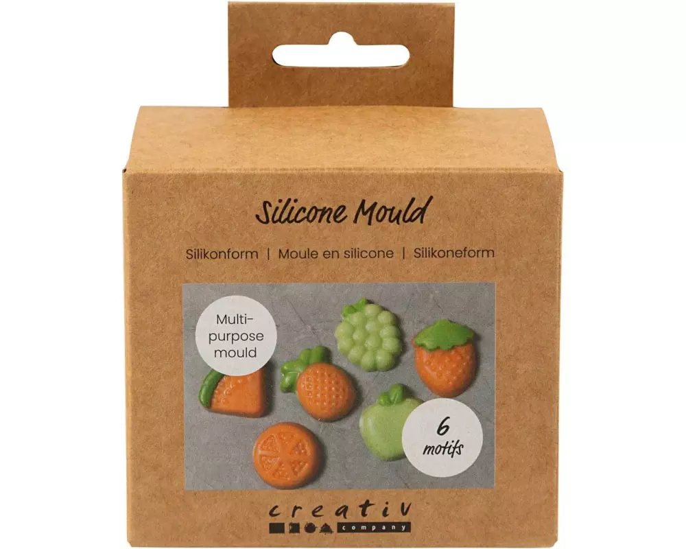Creativ Company Silikon Form Früchte 6 Stück