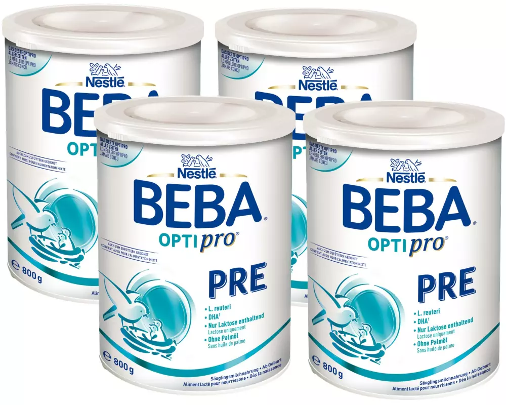 BEBA Anfangsmilch BEBA Optipro PRE 4x 800 g