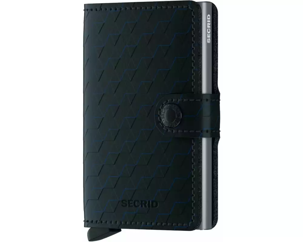 SECRID Portemonnaie Miniwallet Optical Black Titanium