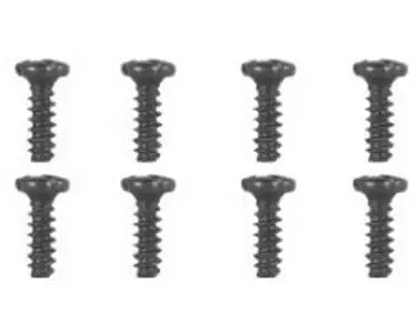 Absima Selbstschneidschrauben M2.6 x 8 x 5 mm, 8 Stück