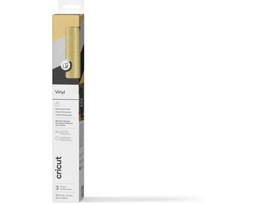 Cricut Vinylfolie Permanent Musterpack Glanz 30.5 x 61 cm